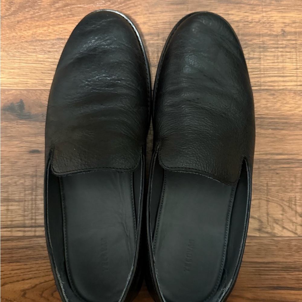 Tecovas Monterey Black Leather Loafers - Picture 4 of 7